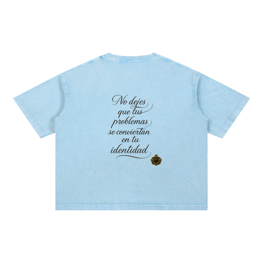 Mineral Wash Boxy Cotton T-Shirt
